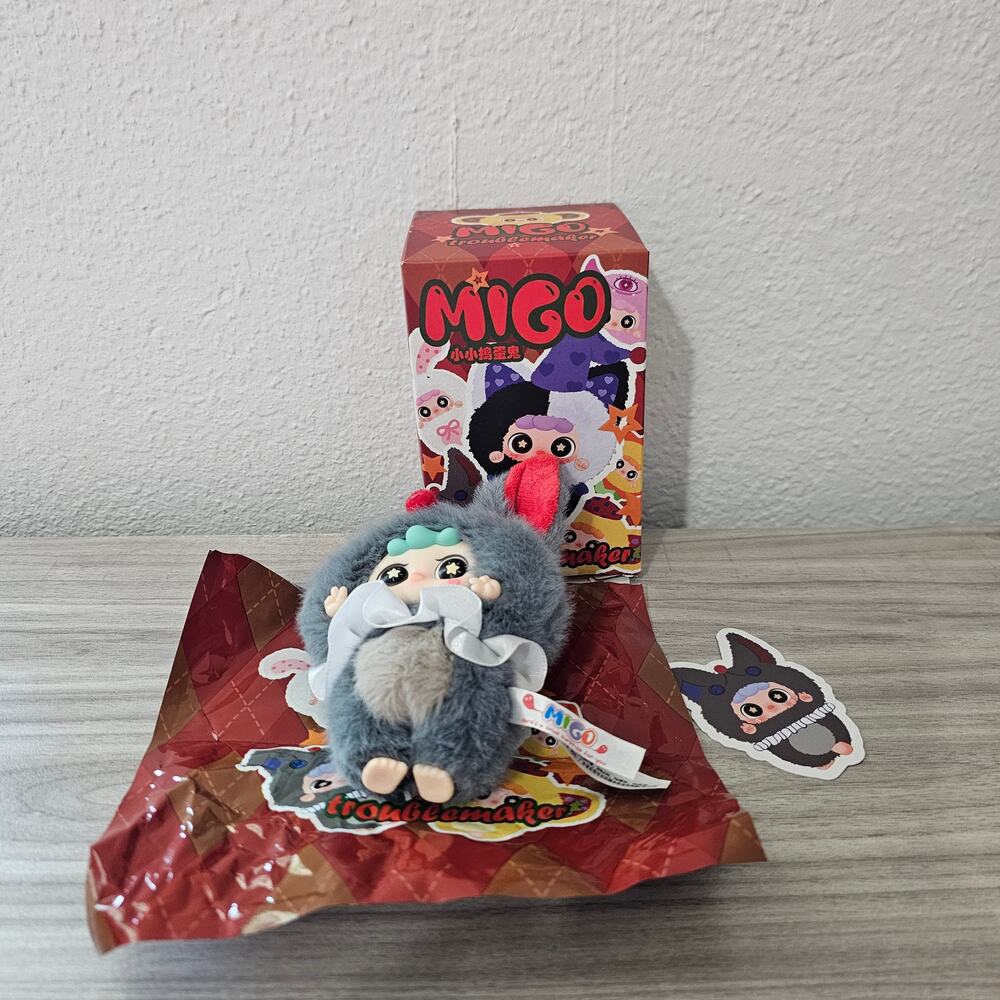 Migos Troublemaker The Unlucky Wolf Vinyl Plush Pendent OPEN CONFIRMED BOX